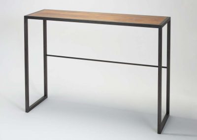 Console carbone et bois massif